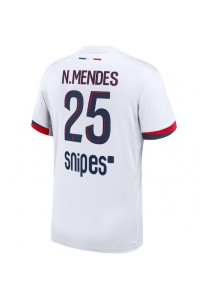 Fotbalové Dres Paris Saint-Germain Nuno Mendes #25 Venkovní Oblečení 2025-26 Krátký Rukáv